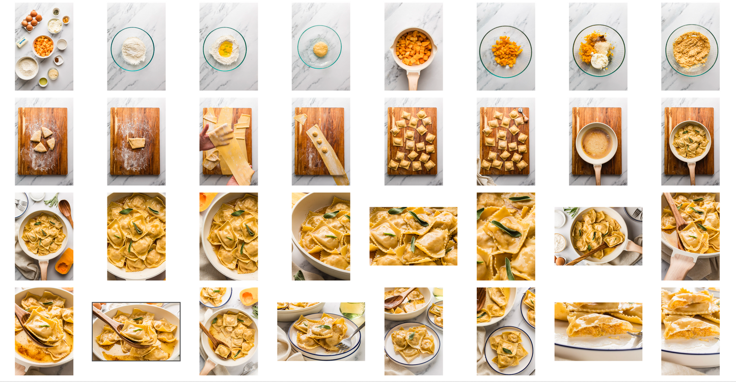 Butternut Squash Ravioli (with easy brown butter sage sauce)