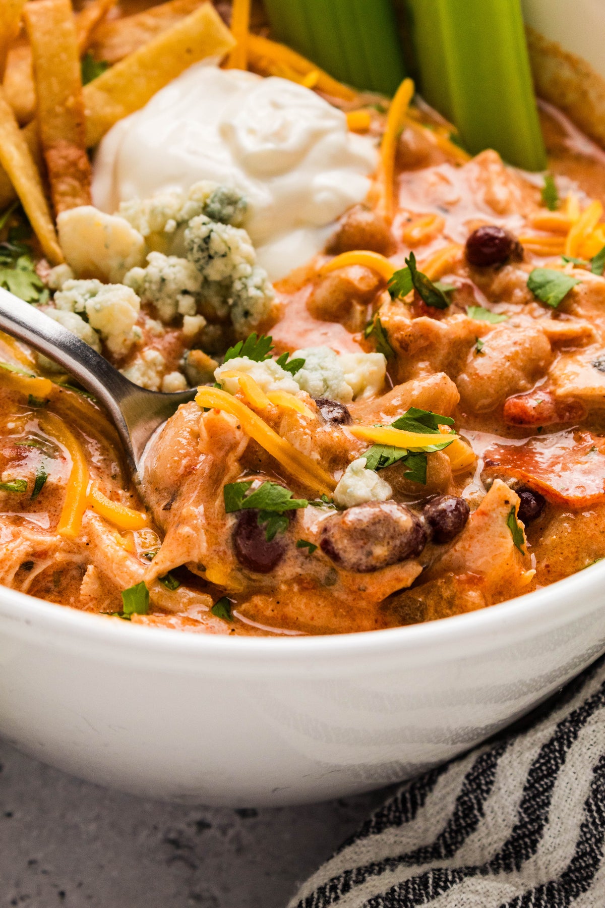 Buffalo Chicken Chili + Reel