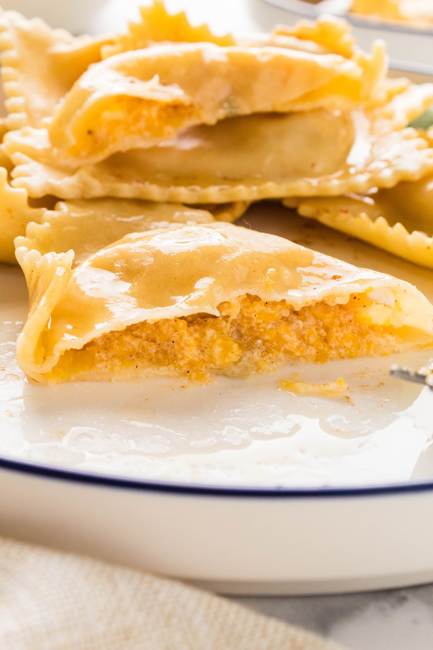 Butternut Squash Ravioli (with easy brown butter sage sauce)