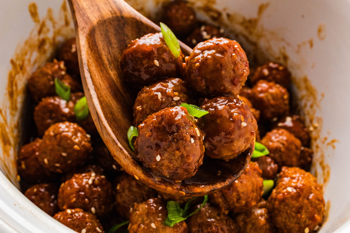 Honey Garlic Meatballs + Reel