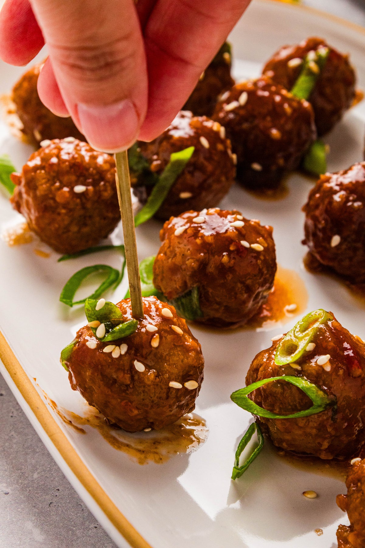 Honey Garlic Meatballs + Reel
