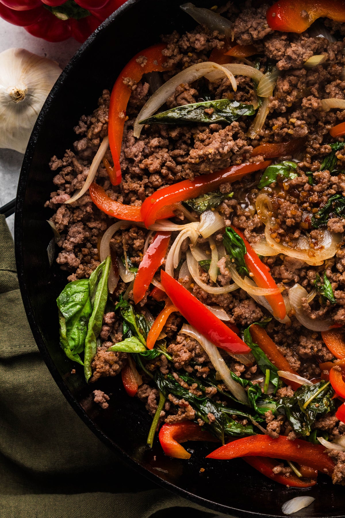 Thai Basil Beef + Reel