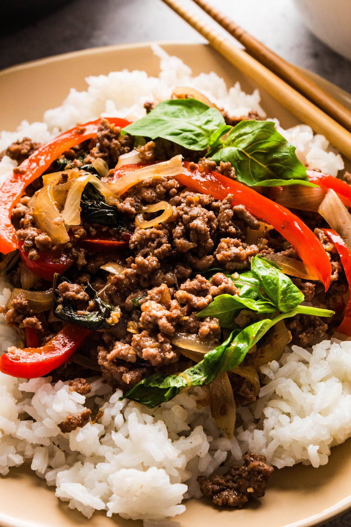 Thai Basil Beef + Reel