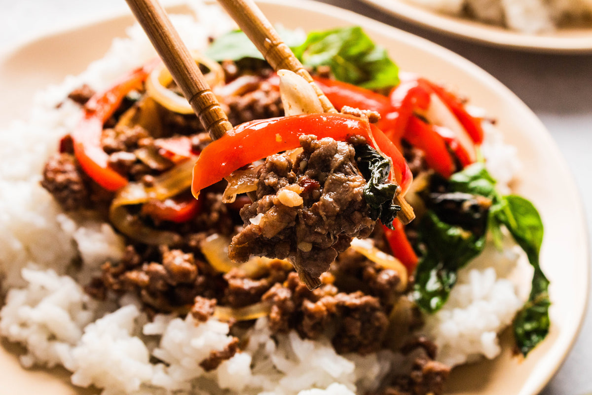 Thai Basil Beef + Reel